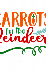 Carrots For The Reindeer, Funny, Christmas Free Svg File