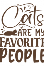 Cats Are My Favorite People, Cat Love Free Svg File