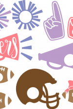 cheerleader bundle, football, helmet free svg file