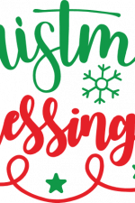 christmas blessings, sign, snowflakes, holiday free svg file