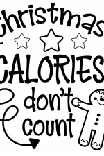 Christmas Calories Don't Count, Cookie, X-mas Free Svg File