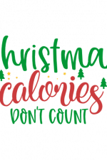 christmas calories don't count, funny, holiday free svg file