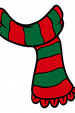Christmas Elf Scarf, Winter Free Svg File