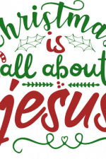 christmas is all about jesus, decorative holiday free svg file