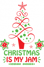 Christmas Is My Jam, Funny Sayings Free Svg File