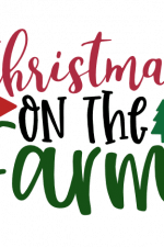 Christmas On The Farm, Holiday Free Svg File