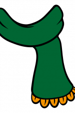 Christmas Scarf, Winter Decoration Free Svg File