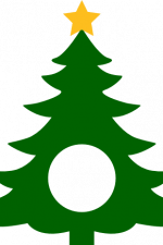 Christmas Tree Monogram, Holiday Free Svg File
