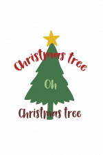 christmas tree oh christmas tree, holiday free svg file