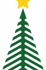 christmas tree with star, decoration free svg file