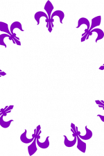 circle fleur frame, mardi gras, carnival free svg file