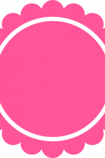 circle frame, flower, decorative svg file
