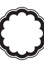 Circle Monogram Frame, Decoration Free Svg File