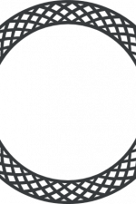 circle monogram frame free svg file