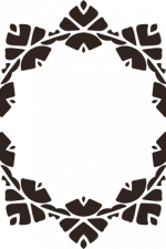 circle monogram frame free svg file