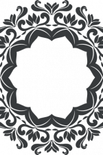 circle monogram frame free svg file