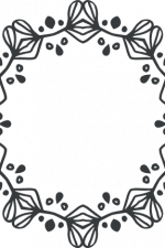 circle monogram frame free svg file