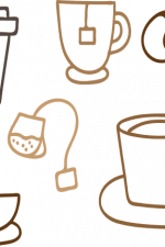 coffee and tea bundle, coffee beans, mug, cup free svg file