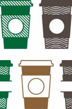 coffee cup monogram frame, bundle free svg file