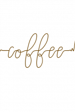 Coffee Heartbeat, Decoration Free Svg File