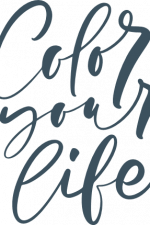 color your life, baby boho style sayings free svg file