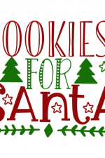 Cookies For Santa, Christmas Free Svg File
