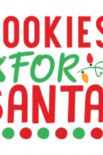 Cookies For Santa, Christmas Free Svg File