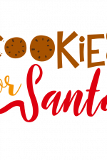 Cookies For Santa, Funny Christmas Free Svg File