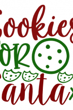 Cookies For Santa, Funny Christmas Free Svg File