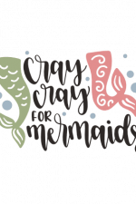 Cray Cray For Mermaids, Beach Free Svg File
