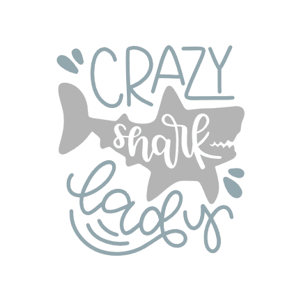 crazy-shark-lady-funny-shark-week-free-svg-file-SvgHeart.Com