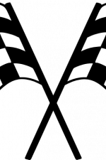 crossed racing flags, checkered, race - free svg file for members