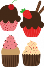 cupcakes design bundle, sweet free svg file