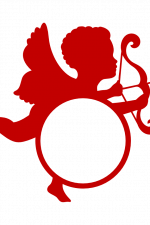 Cupid Monogram, Valentine's Day Free Svg File