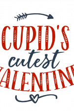 Cupid's Cutest Valentine, Love Free Svg File