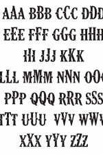 Curly Monogram Font, Decorative Alphabet Free Svg Files