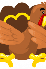 Cute Thanksgiving Turkey Free SVG File