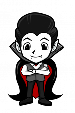 Cute Vampire, Halloween Free Svg File