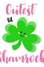 Cutest Little Shamrock, Leaf Free Svg File