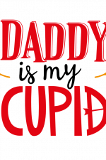 Daddy Is My Cupid, Valentine's Day Free Svg File