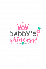 Daddy's Princess, Baby Girl Free Svg File