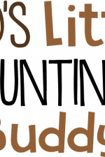 dad's little hunting buddy, baby hunter free svg file
