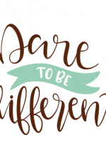 Dare To Be Different, Motivational Free Svg File