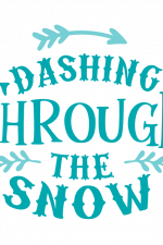 Dashing Through The Snow, Winter Free Svg File