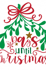 Days Until Christmas, Celebration Free Svg File