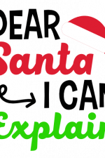 Dear Santa, Christmas Free Svg File