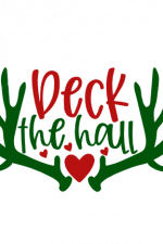 Deck The Hall, Christmas Free Svg File