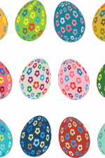 decorated easter eggs free svg file