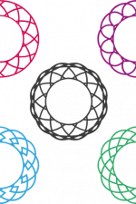 decorative circle frame bundle free svg file