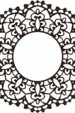 decorative circle frame free svg file
